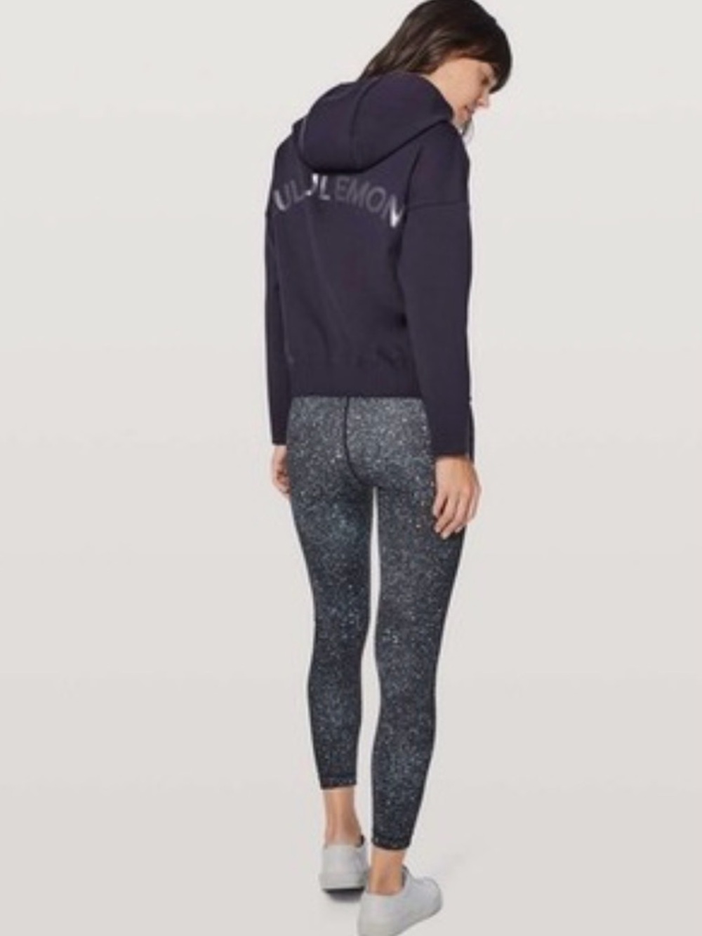 lululemon athletica Navy Zip-Up Jacket